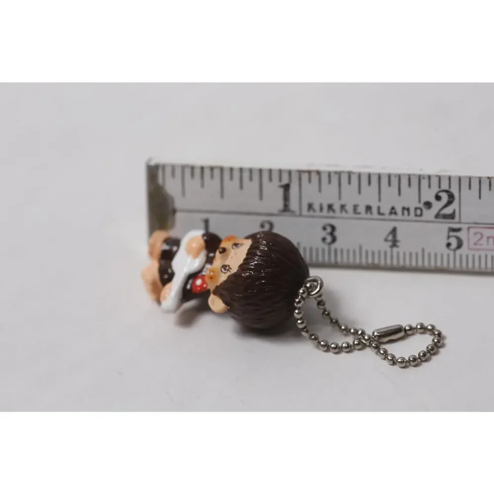 1979 Sekiguchi Monchhichi Guitar Player Keychain Mini Charm ~ 260826-WH 1252